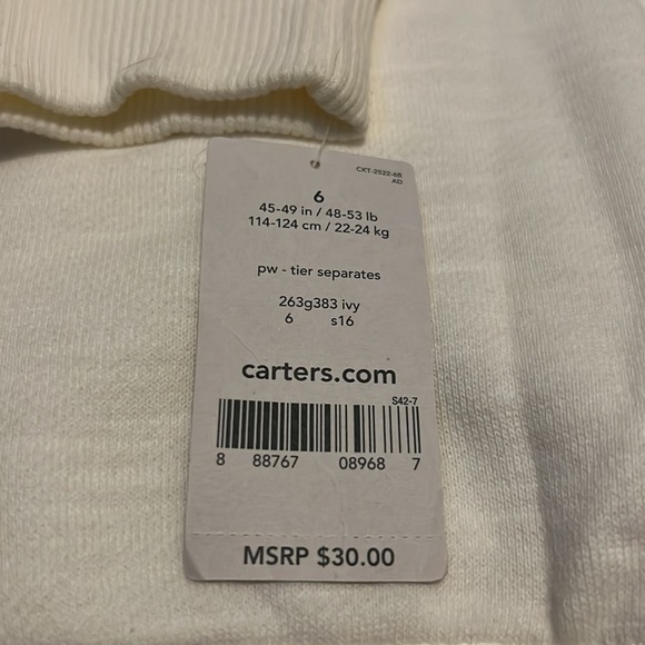 Carters kids size 6 (B-2) - Picture 6 of 6